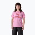 Dámske tričko Arcteryx Kragg SL Cotton Heatmap Crew pineberry