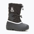 Chlapčenské trekové topánky Kamik Southpole4 black/white 7