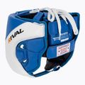 Boxerská prilba Rival Amateur Competition  Headgear modrá/biela 3