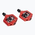 Crankbrothers Candy 2 červené/červené pedále na bicykel 2