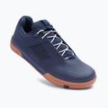 Pánska cyklistická obuv na platforme Crankbrothers Stamp Lace navy blue and brown CR-STL04281A105