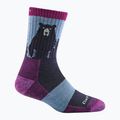 Dámske ponožky Darn Tough Bear Town Micro Crew Cushion purple