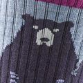 Dámske ponožky Darn Tough Bear Town Micro Crew Cushion purple 2