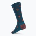 Pánske ponožky Darn Tough Strut Crew dark teal 2