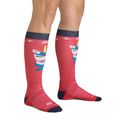 Detské lyžiarske ponožky Darn Tough Magic Mountain OTC Midweight with Cushion w/ Padded Shin raspberry 3