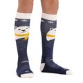 Detské lyžiarske ponožky Darn Tough Polar Bear OTC Midweight with Cushion w/ Padded Shin blue 2