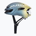 Cyklistická prilba Rudy Project Nytron blue avio/apple green metal matte 3