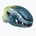Cyklistická prilba Rudy Project Nytron blue avio/apple green metal matte