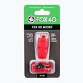 Píšťalka so šnúrou Fox 40 Micro Safety červená 2