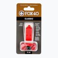Píšťalka so šnúrou Fox 40 Classic Safety červená 2