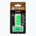 Fox 40 Classic Safety neónovo zelená píšťalka so šnúrou 2