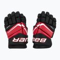 Detské hokejové rukavice Bauer Vapor Fly40 Jr black/red 2