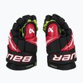 Detské hokejové rukavice Bauer Vapor Fly40 Jr black/red 4