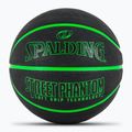 Basketbalová lopta Spalding Phantom basketball black/green veľkosť 6
