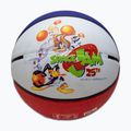 Basketbalová lopta Spalding Space Jam Tune white/red/blue veľkosť 7 2