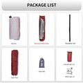 Trekingový stan 3 - miestny Naturehike Updated Cloud Up 3 light grey/red 8