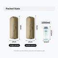 Trekingový stan pre 2 osoby Naturehike Mongar UL 2 15D moon rock sand 3