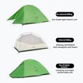 Trekingový stan pre 2 osoby Naturehike Cloud Up 2 Base 210T bud green 2