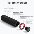 Gripy na riadidlá Rockbros BT1001 Handlebar Grips black/red 3