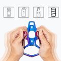 Košík na fľašu na bicykel Rockbros 31210007 Water Bottle Holder blue/purple 4