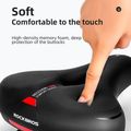 Sedlo na bicykel Rockbros AQ-6090 black/red 3