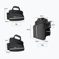 Cyklistická taška na nosič Rockbros A6-03BK Bicycle Pannier Bag black 5