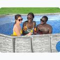 Bestway Power Steel Swim Oválny bazénový set série Vista 427x250 cm sivý 15