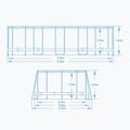 Bestway Power Steel Oval Pool Set 610 x 366 cm hnedý 7