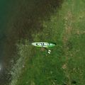 Aqua Marina Rekreačný kajak zelený Betta-412 13'6″ nafukovací kajak pre 2 osoby 14