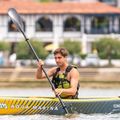 Aqua Marina Tomahawk šedý Air-K 375 vysokotlakový nafukovací kajak pre 1 osobu 12'4″ 11