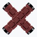 Gripy na riadidlá Lizard Skins Dual-Clamp Northshore deep red