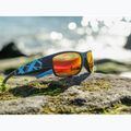 Slnečné okuliare Aztron Avatar-X2 matt black/gloss blue/polarized sahara red mirror/brown 6
