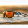 Slnečné okuliare Aztron Avatar-X2 matt black/gloss blue/polarized sahara red mirror/brown 7