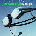 Plavecké okuliare Holoswim Solla Wave AI Music silver 3
