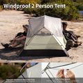 Trekingový stan pre 2 osoby Naturehike Mongar Pro 2 20D light grey 2