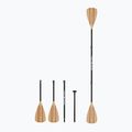 SUP/Kayak 4-dielne pádlo RIDEWAVE Kun Bamboo Combo