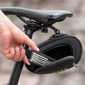 Cyklistická taška pod sedlo Rockbros C40 1,2 l čierna 9