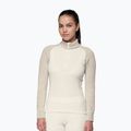 Dámska termo bielizeň Devold Duo Active Merino 205 Zip Neck raw white