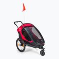 Hamax Outback One príves na bicykel čierny/červený 465_HAM