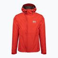 Helly Hansen Seven J pánska bunda do dažďa červená 62047_222