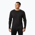 Pánska termoakčná mikina Helly Hansen Lifa Active Stripe Crew black