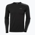 Pánska termoakčná mikina Helly Hansen Lifa Active Stripe Crew black 4