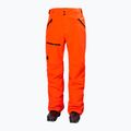 Pánske lyžiarske nohavice Helly Hansen Sogn Cargo neon orange 5