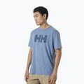 Helly Hansen Skog Recycled Graphic pánske trekingové tričko modré 63082_636