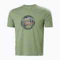 Helly Hansen pánske trekingové tričko F2F Organic Cotton 2.0 green 63340_406