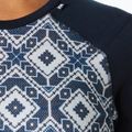 Dámska termoaktívna mikina Helly Hansen Lifa Merino Midweight Graphic Crew navy star pixel 3