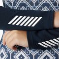 Dámska termoaktívna mikina Helly Hansen Lifa Merino Midweight Graphic Crew navy star pixel 4