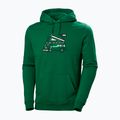 Pánska trekingová mikina Helly Hansen F2F Organic Cotton Hoodie malachite 4