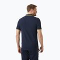 Pánske polo tričko  Helly Hansen Kos Polo navy/gold rush 2