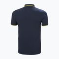 Pánske polo tričko  Helly Hansen Kos Polo navy/gold rush 6